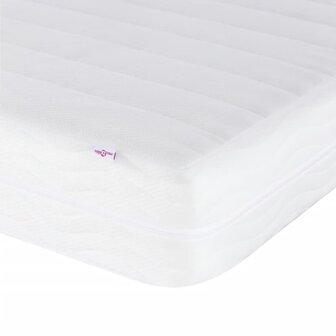 Bed met matras stof zwart 90x200 cm 7