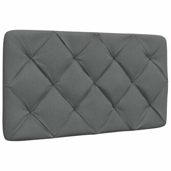 Bed met matras stof donkergrijs 80x200 cm 9