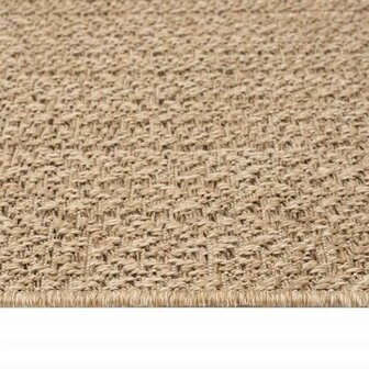 Vloerkleed ZIZUR binnen en buiten 60x110 cm jute look 7