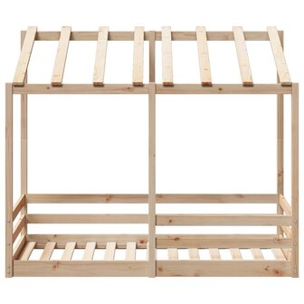 Kinderbed met bedhuis 80x160 cm massief grenenhout 4