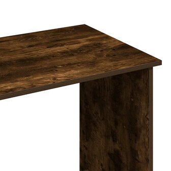 Bureau 80x40x75 cm bewerkt hout gerookt eikenkleurig 7