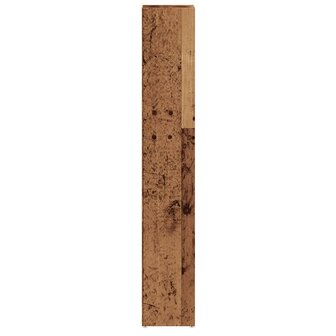 Cd-kasten 2 st 21x16x93,5 bewerkt hout oud houtkleurig 6