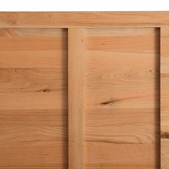 Eettafel met natuurlijke rand 220x80x74 cm massief eikenhout 9