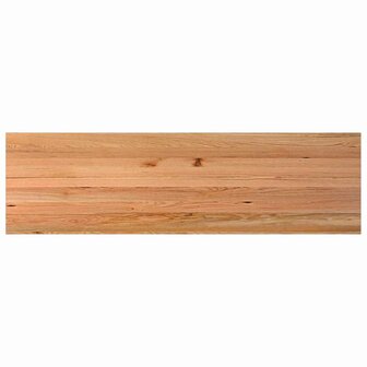 Eettafel rechthoekig 280x80x74 cm massief eikenhout lichtbruin 7