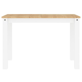 Eettafel Panama 117x60x75 cm massief grenenhout wit 4