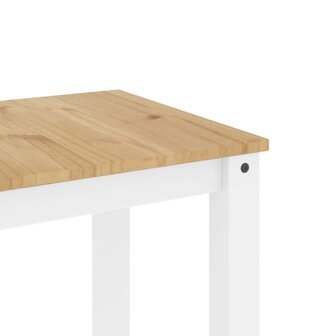 Eettafel Panama 117x60x75 cm massief grenenhout wit 7