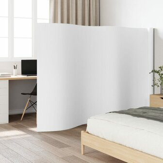 Kamerscherm 165x600 cm bamboe wit 1