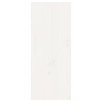 Wijnkast 62x25x62 cm massief grenenhout wit 6