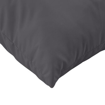 Bankkussens 4 st 60x60 cm stof antracietkleurig 6