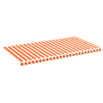 Vervangingsdoek voor luifel 6x3 m geel en oranje 2
