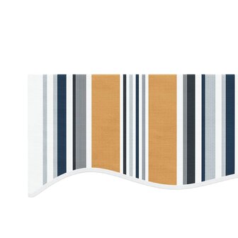 Vervangingsdoek voor luifel gestreept 6x3 m meerkleurig 5