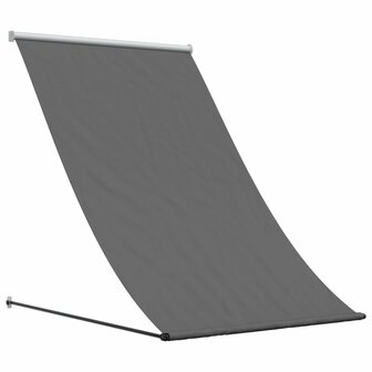 Luifel uittrekbaar 100x150 cm stof en staal antracietkleurig 2