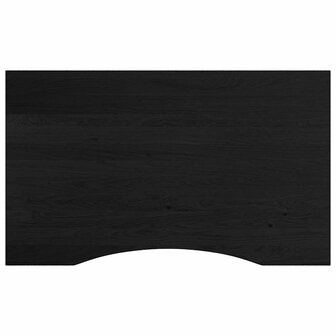 Werkbank 100x60x81,5 cm massief eikenhout donkerbruin 8