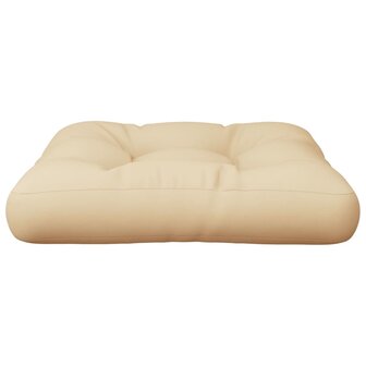 Palletkussen 50x50x12 cm stof beige 4