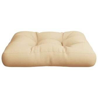 Palletkussen 50x50x12 cm stof beige 5
