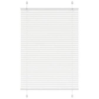 Pliss&eacute; rolgordijn 90x100 cm stofbreedte 89,4 cm polyester wit 1
