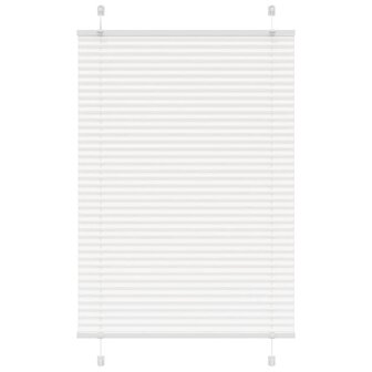 Pliss&eacute; rolgordijn 90x100 cm stofbreedte 89,4 cm polyester wit 4