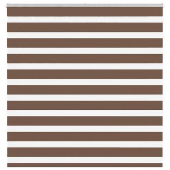 Zebra rolgordijn 145x150 cm stofbreedte 140,9cm polyester bruin 1