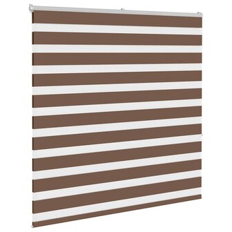 Zebra rolgordijn 145x150 cm stofbreedte 140,9cm polyester bruin 3