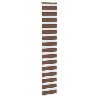 Zebra rolgordijn 45x200 cm stofbreedte 40,9 cm polyester bruin 3
