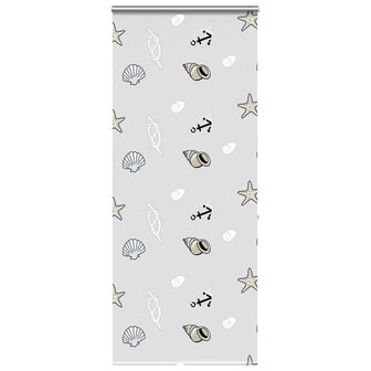 Doucherolgordijn met cassette 90x240 cm stofbreedte 86 cm 1