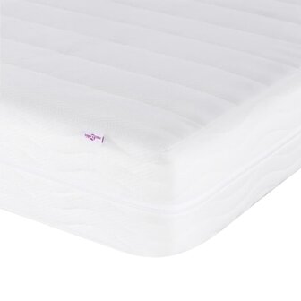 Bed met matras fluweel lichtgrijs 80x200 cm 9