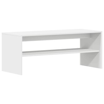 Tv-meubel 100x40x40 cm bewerkt hout wit 2