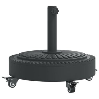 Parasolvoet met wielen voor stok van &Oslash;38 / 48 mm 27 kg rond 2