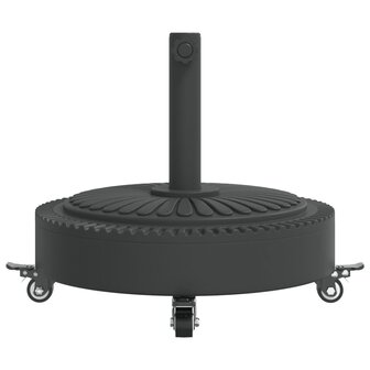Parasolvoet met wielen voor stok van &Oslash;38 / 48 mm 27 kg rond 4