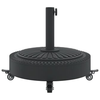 Parasolvoet met wielen voor stok van &Oslash;38 / 48 mm 27 kg rond 5