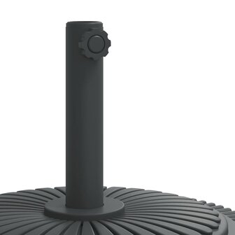 Parasolvoet met wielen voor stok van &Oslash;38 / 48 mm 27 kg rond 7