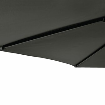 Parasol met stalen paal 225x225x212 cm antracietkleurig 8