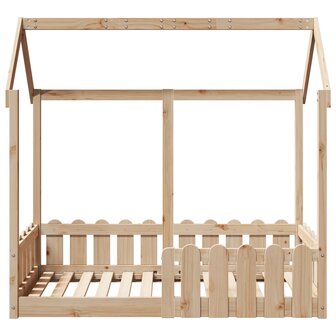 Bedhuis massief grenenhout 70x140 cm 4
