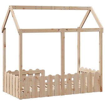 Bedhuis massief grenenhout 70x140 cm 6