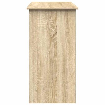 Bureau 80x40x75 cm bewerkt hout sonoma eikenkleurig 5