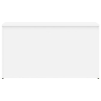 Opbergkist 84x42x46 cm bewerkt hout wit 4