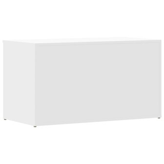 Opbergkist 84x42x46 cm bewerkt hout wit 6