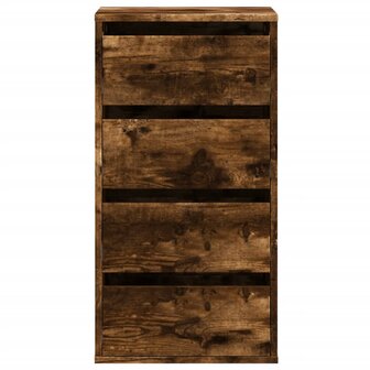 Ladekast 40x41x76 cm bewerkt hout oud houtkleurig 4