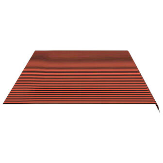 Vervangingsdoek voor luifel 6x3,5 m oranje en bruin 4