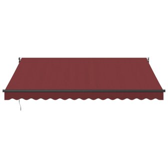 Luifel automatisch uittrekbaar 400x300 cm bordeauxrood 3