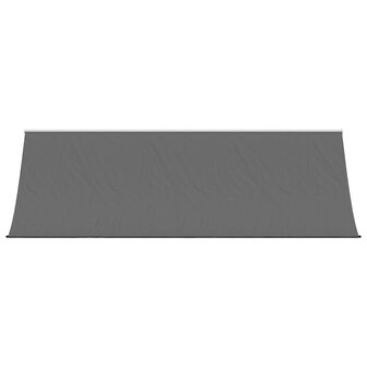 Luifel uittrekbaar 400x150 cm stof en staal antracietkleurig 3