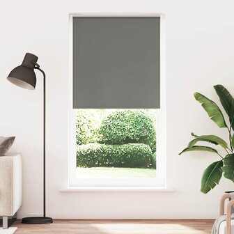 Rolgordijn verduisterend 105x210 cm stofbreedte 100,7 cm grijs 2
