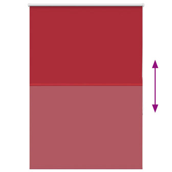 Rolgordijn 95x130 cm stofbreedte 90,7 cm verduisterend rood 5