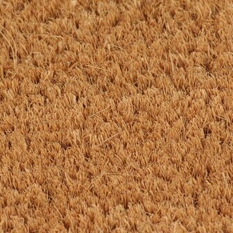 Deurmat halfrond 60x90 cm getufte kokosvezel naturel 4