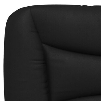 Bed met matras kunstleer zwart 180x200 cm 6