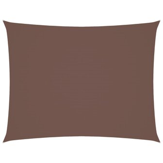 Zonnescherm rechthoekig 3x6 m oxford stof bruin 2