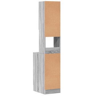 Keukenkast 35x50x180 cm bewerkt hout grijs sonoma eiken 6