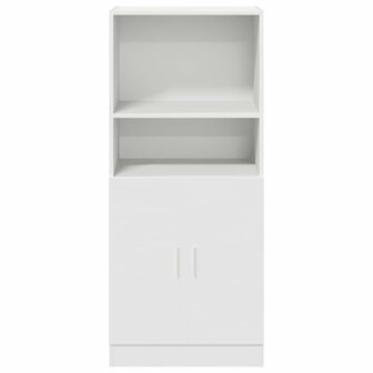 Keukenkast 57x41,5x131,5 cm bewerkt hout wit 4