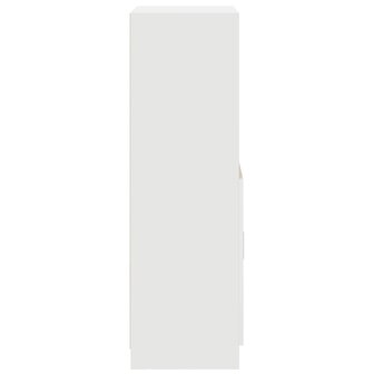 Keukenkast 57x41,5x131,5 cm bewerkt hout wit 6