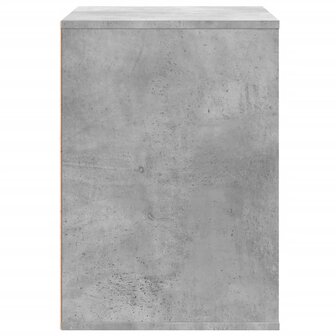 Ladekast 80x41x58 cm bewerkt hout betongrijs 6